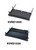 Pull-Out Keyboard Trays, Without Rear Storage, Black