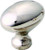 OVAL KNOB, SOLID BRASS