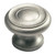 KNOB, SOLID BRASS