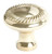 KNOB, SOLID BRASS