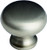 KNOB, SOLID BRASS