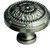 KNOB, SOLID BRASS
