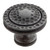KNOB , 1-3/8" DIA BL IRN