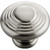 KNOB , 1-1/4" DIA STN NIC