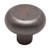 KNOB, 1-3/16 DIA, M4, FLAT RUSTIC NICKEL