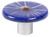 KNOB GLASS DARK BLUE F