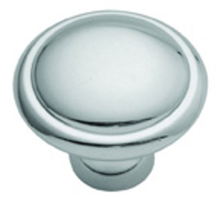 KNOB,1-3/8"BRIGHT CHROME