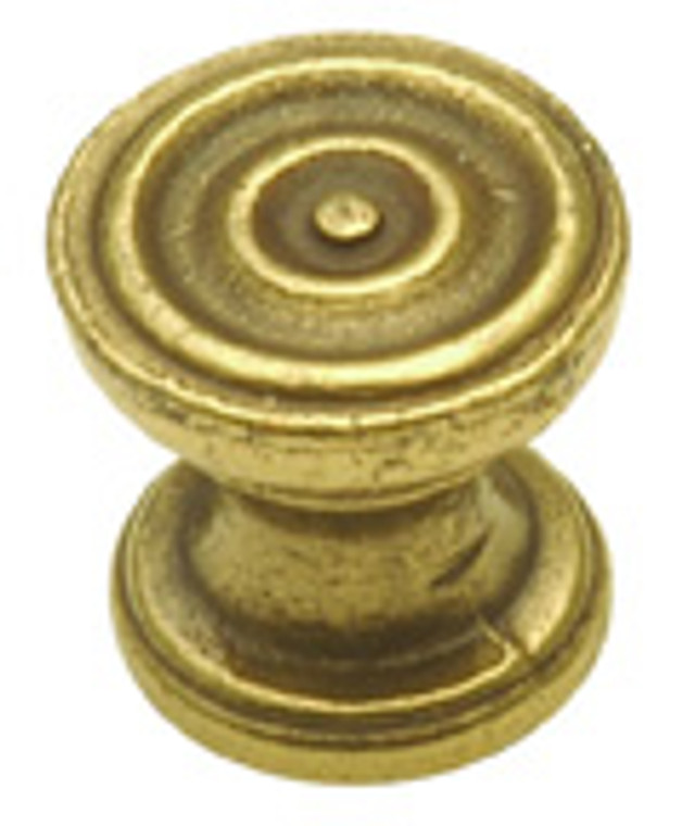 KNOB, 1/2" LANCSTR BRASS