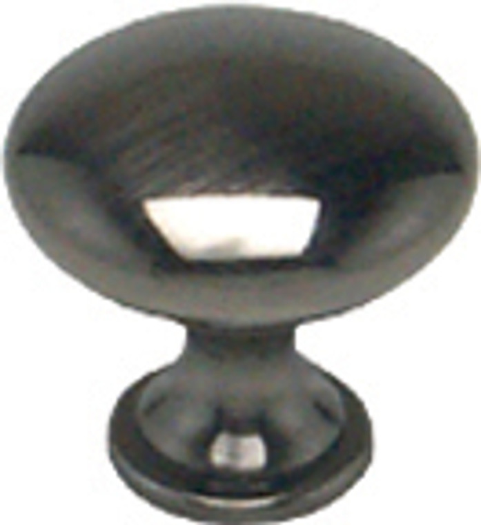 KNOB,BRSHD BLK NICKEL