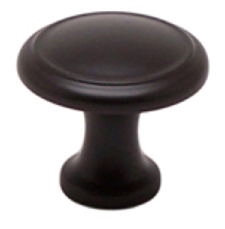 KNOB, RUBBED BRONZE