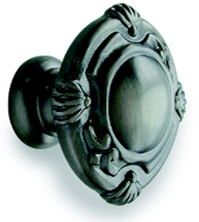 SOLID BRASS KNOB, PEWTER