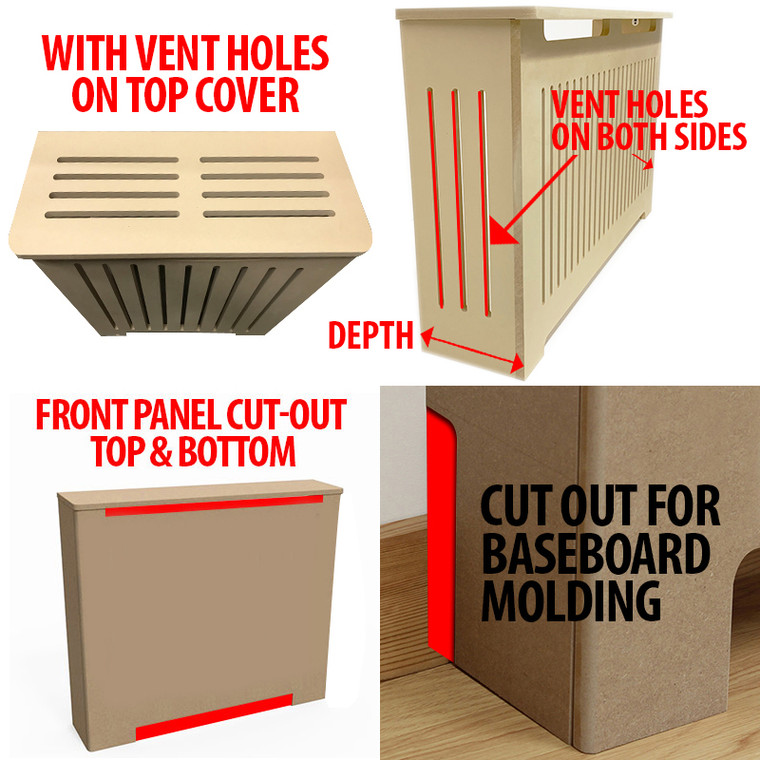 MDF Radiator Cover Heating Custom Made