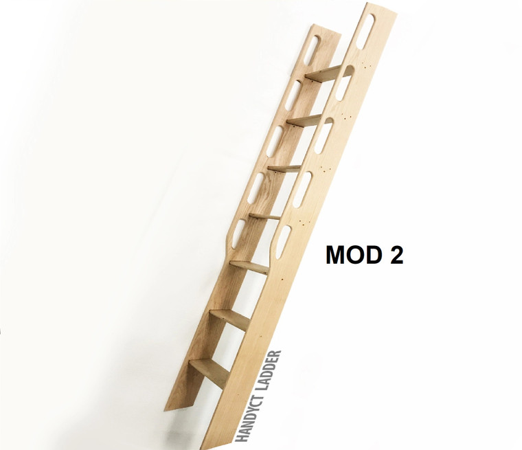 Wood Ladder, Library Ladder, Furniture Ladder ,Unassembled, Maple