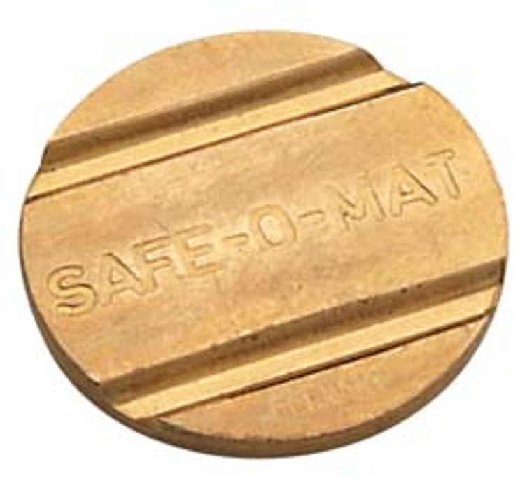 SAFE-O-MAT brass Security Token #1073