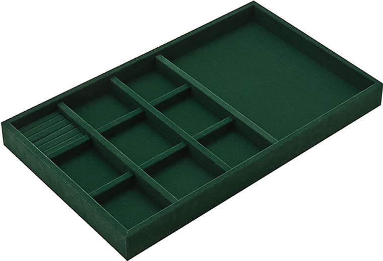 Jewelry Tray, nylon / felt, royal blue, 22 15/16" x 14" x 2"