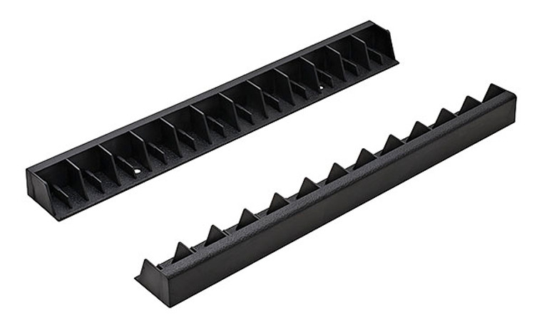 CD Rail, plastic, black, 38 x 24 x 316mm