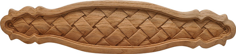 Carved Onlay, Cottage, oak, 20 x 4 1/2"