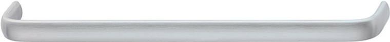 Handle, stainless steel, matt, M4, center to center 256mm