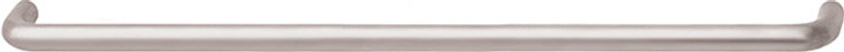 Handle, stainless steel matt, M4, center to center 288mm