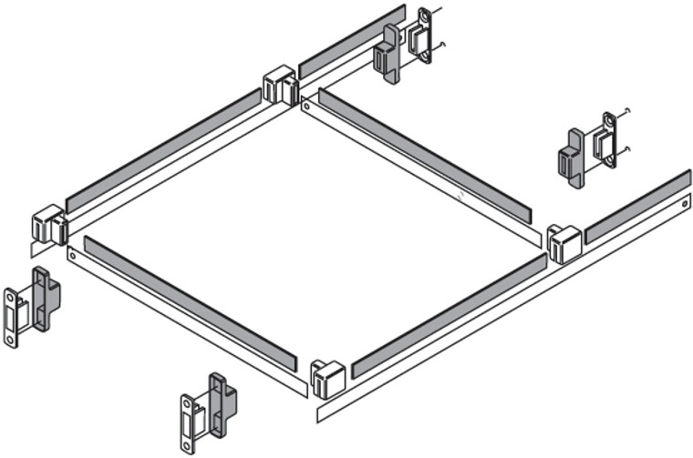 Metabox Metafile Set For 22" Drawer, White