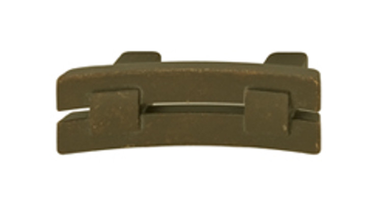 Handle, zinc, oil-rubbed bronze, M4, center to center 32mm
