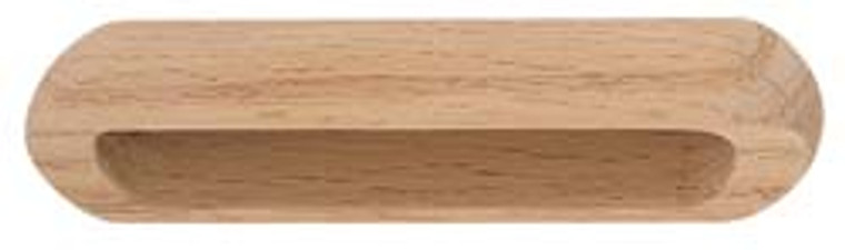 Mortise Pull, red oak, 108 x 22mm