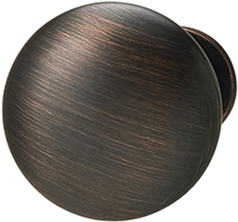 Mushroom Knob, zinc, satin bronzed copper, 8-32, 30 x 28mm