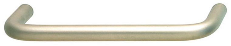 Wire Pull, steel, nickel matt, 8-32, center to center 89mm (3-1/2")