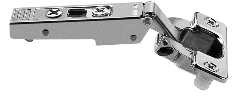 Clip Top 120D Hinge, Straight-Arm, Self Closing, Press-In