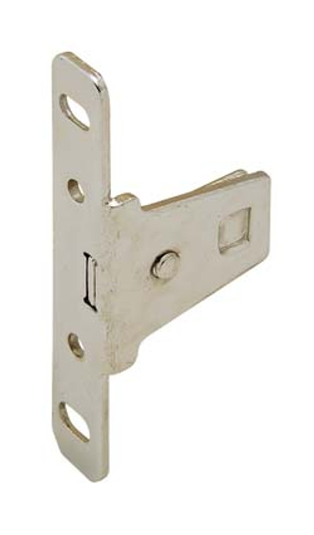 Front Fixing Bracket for Metal Box System, screw-mount, steel, nickel-plated