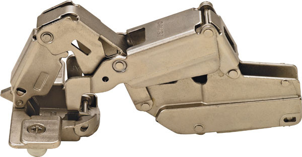 Salice C2RSP99 Push Hinge, steel, nickel-plated, 165degree, inset mounting, with dowel, Mod 0