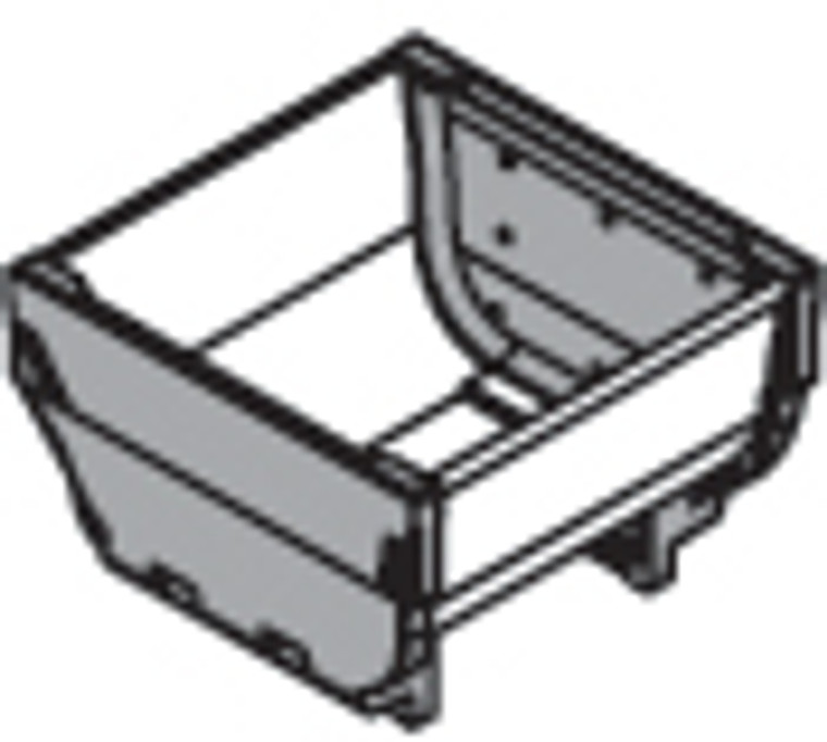 Orga-Line Single Tray 3-1/2" X 3-1/2" , For Tandem/Tandembox Stainless Steel