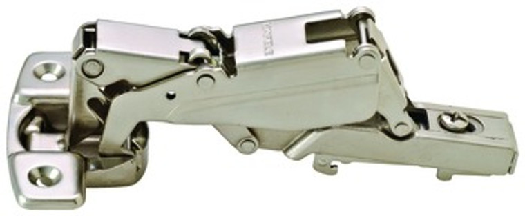 A-Series Hinge 165D and Choose plates Clip-On,Clip on hinge , steel, nickel-plated, 110degree, full overlay, self closing #1032