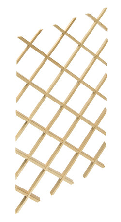 Wine Lattice, maple, 36" x 17" x .875"