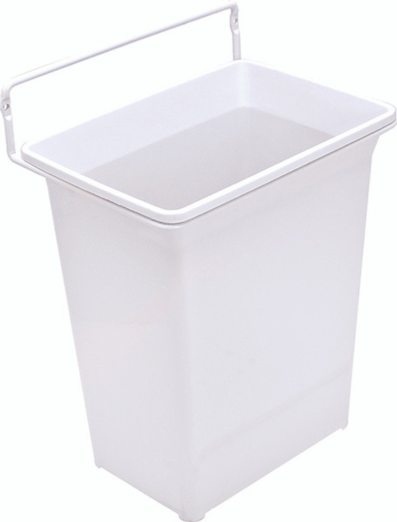 KV DWB975-W Trash Can, door mounted, 9 quart, white