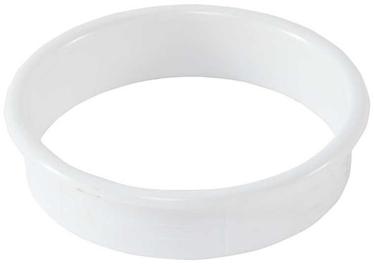 Bottle Ring, plastic, white, diameter 105mm