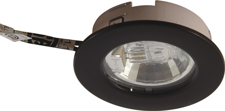 Halogen Light Recessed, plastic, black, 12V, 20watt