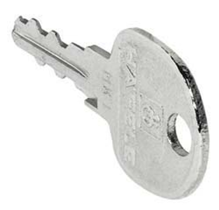 Lock, Symo master key HS1, steel, nickel-plated