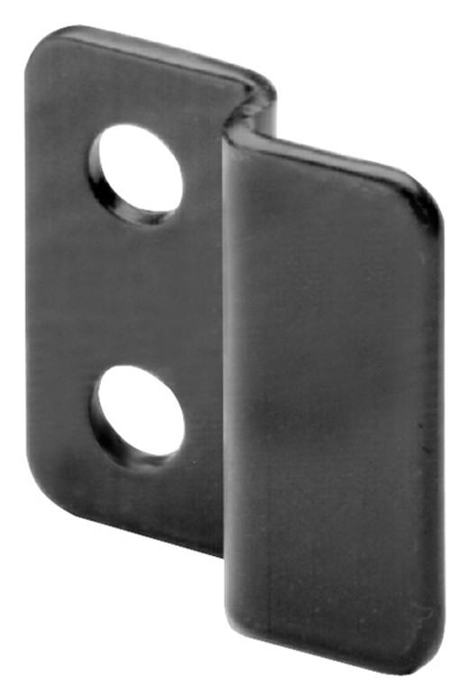 Strike Plate, off-set, steel, nickel-plated, 22mm x 22mm