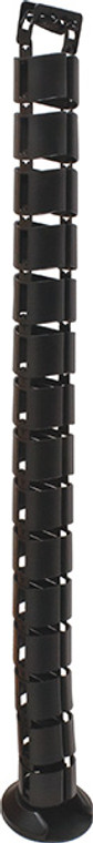 Vertical Cable Manager, plastic, black, 815mm