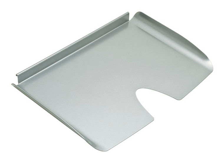 Omni Office Paper Tray, for letter size paper, steel, silver, 9 5/8" x 13 1/4"