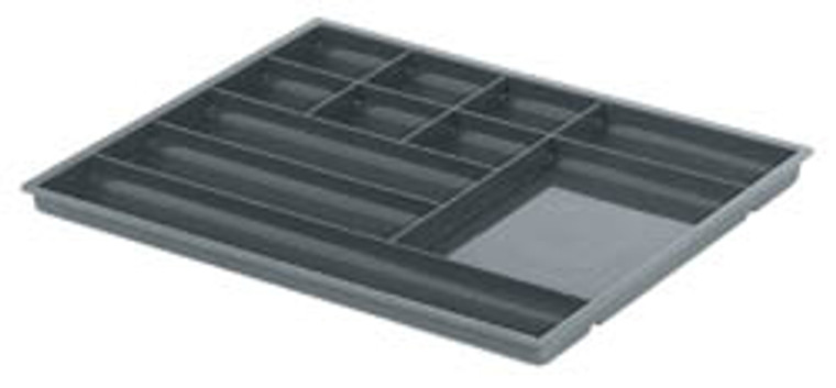 Pencil Tray, 11-compartment, plastic, anthracite