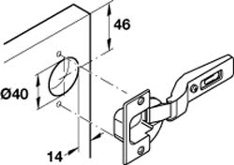 XL Accessory Pack, 40mm, inset, free swing, clip