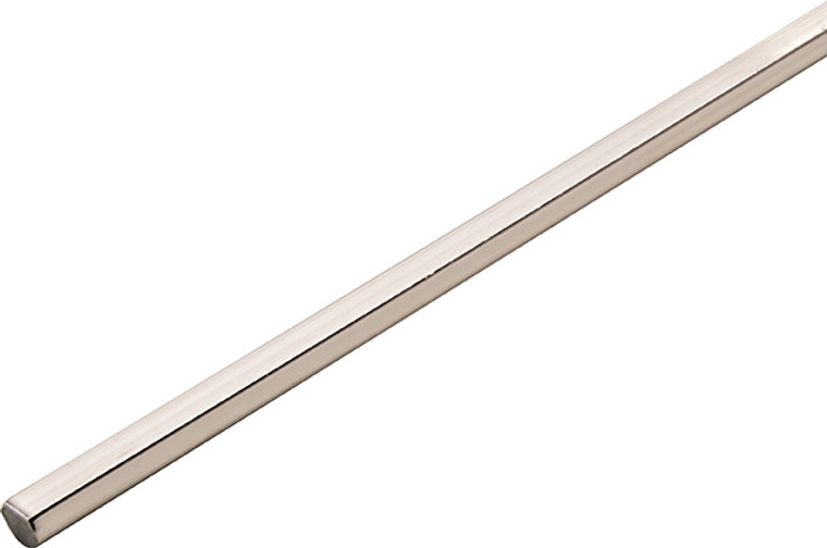 Profile Rod, steel, nickel-plated, 8mm x 1100mm