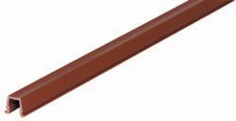 Guide Track, press fit, plastic, brown, 10mm / 3 meters