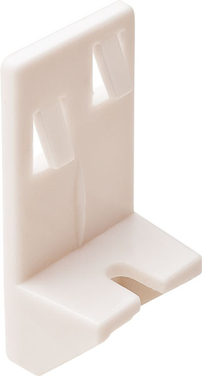 Shelf Support Heavy Duty, plastic, white, 5mm