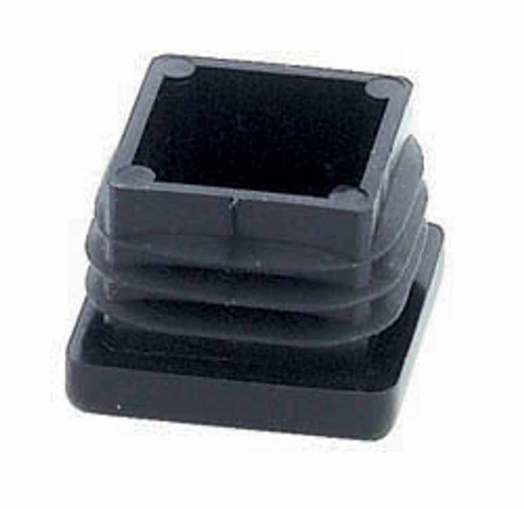Glide Press-Fit Plastic, Makrolon, Abs Black 20 x 20 Millimeter