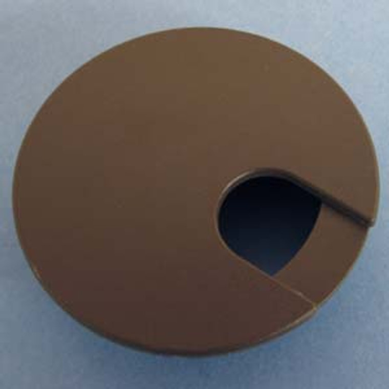 Round Wire Management Grommet Brown 2-1/2", Bag of 1