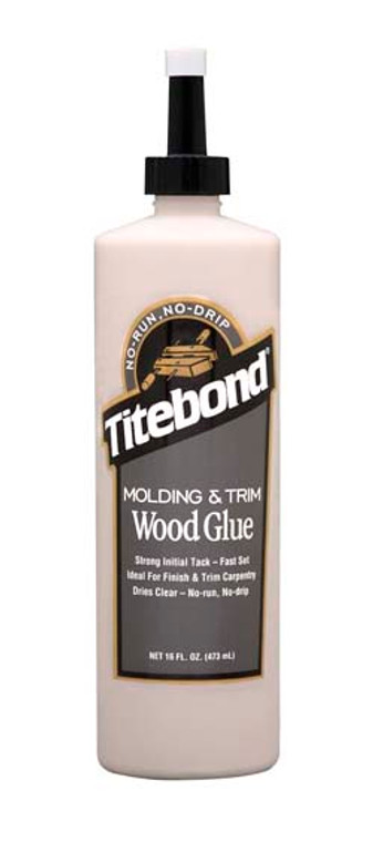 Titebond, no-run, no-drip, wood glue, 16 ounce