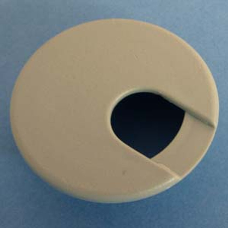 Round Wire Management Grommet Gray 2", Bag of 1 Click here for Eco version